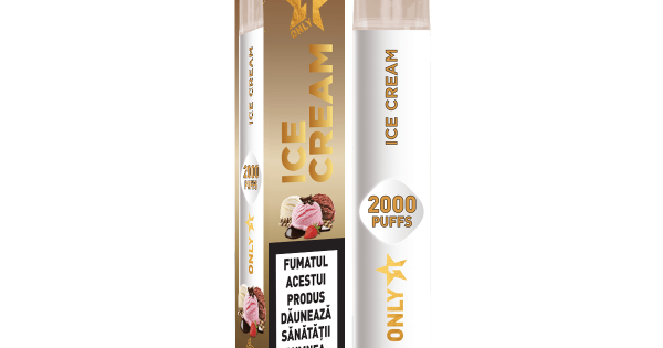 Ice 2000 Only 1 Ice Cream - 2000 Puffs